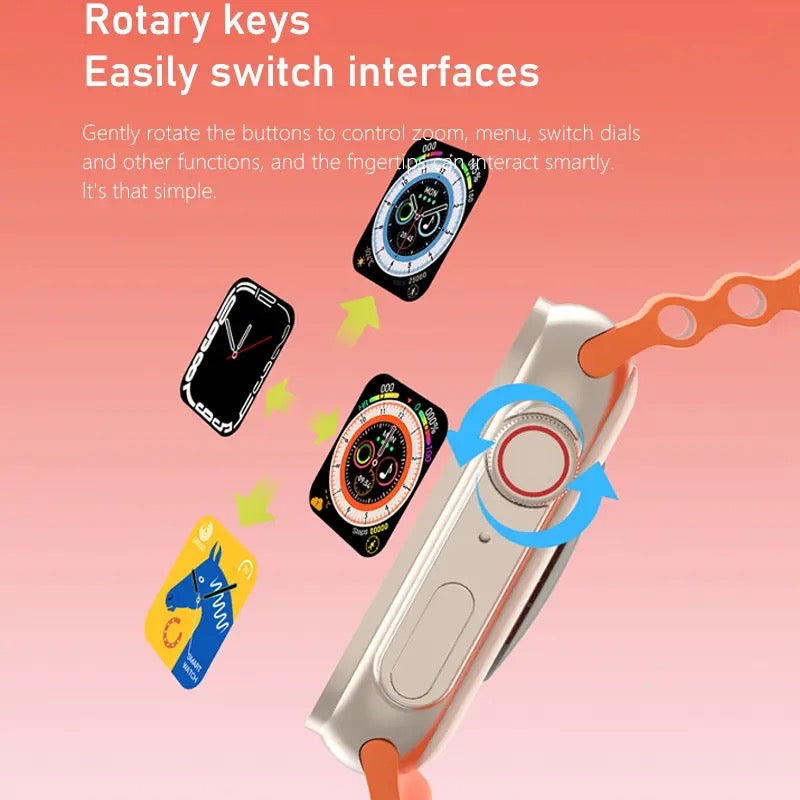 7 in 1 Ultra Smart Watch - Metal Mania